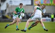 13 October 2019; Barry Ryan of Killeshin in action against Gareth Dillon, right, and Ciaran McEvoy of Portlaoise during the Laois County Senior Club Football Championship Final match between Portlaoise and Killeshin at O’Moore Park in Portlaoise, Laois. Photo by David Fitzgerald/Sportsfile