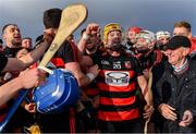 13 October 2019; Conor Power of Ballygunner celebrates with his team-mates after the Waterford County Senior Club Hurling Championship Final match between Ballygunner and De La Salle at Walsh Park in Waterford. Photo by Piaras Ó Mídheach/Sportsfile