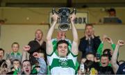 13 October 2019; Portlaoise captain David Seale lifts the cup following the Laois County Senior Club Football Championship Final match between Portlaoise and Killeshin at O’Moore Park in Portlaoise, Laois. Photo by David Fitzgerald/Sportsfile
