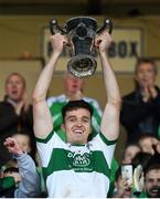 13 October 2019; Portlaoise captain David Seale lifts the cup following the Laois County Senior Club Football Championship Final match between Portlaoise and Killeshin at O’Moore Park in Portlaoise, Laois. Photo by David Fitzgerald/Sportsfile