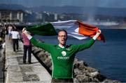 14 October 2019; Republic of Ireland supporter, David Dunne in Geneva ahead of their side's UEFA EURO2020 Qualifier against Switzerland. Photo by Stephen McCarthy/Sportsfile