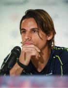 14 October 2019; Yann Sommer during a Switzerland press conference at Stade de Genève in Geneva, Switzerland. Photo by Stephen McCarthy/Sportsfile