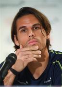 14 October 2019; Yann Sommer during a Switzerland press conference at Stade de Genève in Geneva, Switzerland. Photo by Stephen McCarthy/Sportsfile
