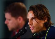 14 October 2019; Yann Sommer during a Switzerland press conference at Stade de Genève in Geneva, Switzerland. Photo by Seb Daly/Sportsfile