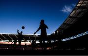 14 October 2019; A general view during a Switzerland training session at Stade de Genève in Geneva, Switzerland. Photo by Stephen McCarthy/Sportsfile