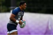 15 October 2019; Bundee Aki during Ireland Rugby squad training in Arcs Urayasu Park in Urayasu, Aichi, Japan. Photo by Brendan Moran/Sportsfile