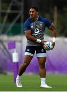 15 October 2019; Bundee Aki during Ireland Rugby squad training in Arcs Urayasu Park in Urayasu, Aichi, Japan. Photo by Brendan Moran/Sportsfile