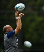 15 October 2019; Captain Rory Best during Ireland Rugby squad training in Arcs Urayasu Park in Urayasu, Aichi, Japan. Photo by Brendan Moran/Sportsfile