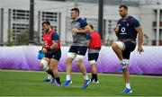 15 October 2019; Tadhg Beirne, right and Peter O'Mahony during Ireland Rugby squad training in Arcs Urayasu Park in Urayasu, Aichi, Japan. Photo by Brendan Moran/Sportsfile