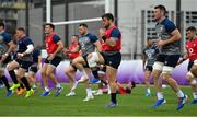 15 October 2019; Andrew Porter and Peter O'Mahony, right, during Ireland Rugby squad training in Arcs Urayasu Park in Urayasu, Aichi, Japan. Photo by Brendan Moran/Sportsfile