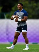 15 October 2019; Bundee Aki during Ireland Rugby squad training in Arcs Urayasu Park in Urayasu, Aichi, Japan. Photo by Brendan Moran/Sportsfile