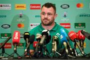 15 October 2019; Cian Healy during an Ireland Rugby press conference in the Hilton Tokyo Bay Hotel in Urayasu, Chiba, Japan. Photo by Ramsey Cardy/Sportsfile