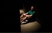 15 October 2019; Keith Earls poses for a portrait after an Ireland rugby press conference at the Hilton Tokyo Bay in Urayasu, Chiba, Japan. Photo by Brendan Moran/Sportsfile