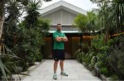 15 October 2019; Peter O'Mahony poses for a portrait after an Ireland rugby press conference at the Hilton Tokyo Bay in Urayasu, Chiba, Japan. Photo by Brendan Moran/Sportsfile