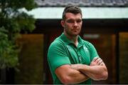 15 October 2019; Peter O'Mahony poses for a portrait after an Ireland rugby press conference at the Hilton Tokyo Bay in Urayasu, Chiba, Japan. Photo by Brendan Moran/Sportsfile