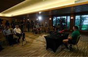 15 October 2019; Cian Healy during an Ireland Rugby press conference in the Hilton Tokyo Bay Hotel in Urayasu, Chiba, Japan. Photo by Ramsey Cardy/Sportsfile