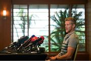 15 October 2019; Forwards coach Simon Easterby during an Ireland Rugby press conference in the Hilton Tokyo Bay Hotel in Urayasu, Chiba, Japan. Photo by Ramsey Cardy/Sportsfile