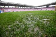 15 October 2019; A general view of pitch conditions at Stade de Genève prior to the UEFA EURO2020 Qualifier match between Switzerland and Republic of Ireland in Geneva, Switzerland. Photo by Stephen McCarthy/Sportsfile