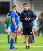 13 October 2019; Leinster A head coach Noel McNamara and Liam Turner ahead of the Celtic Cup Final match between Leinster A and Ulster A at Energia Park in Donnybrook, Dublin. Photo by Ramsey Cardy/Sportsfile