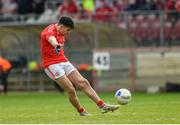 13 October 2019; Lee Brennan of Trillick during the Tyrone County Senior Club Football Championship Final match between Errigal Ciaran and Trillick at Healy Park in Omagh, Tyrone. Photo by Oliver McVeigh/Sportsfile