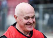 13 October 2019; Trillick manager Nigel Seaney   during the Tyrone County Senior Club Football Championship Final match between Errigal Ciaran and Trillick at Healy Park in Omagh, Tyrone. Photo by Oliver McVeigh/Sportsfile