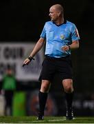 11 October 2019; Referee Graham Kelly during the SSE Airtricity League Premier Division match between Bohemians and Dundalk at Dalymount Park in Dublin. Photo by Eóin Noonan/Sportsfile