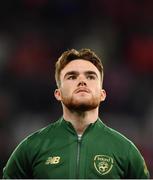 15 October 2019; Aaron Connolly of Republic of Ireland prior to the UEFA EURO2020 Qualifier match between Switzerland and Republic of Ireland at Stade de Genève in Geneva, Switzerland. Photo by Seb Daly/Sportsfile