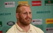 16 October 2019; Vincent Koch during a South Africa press conference at the Keio Plaza Hotel Tokyo in Tokyo, Japan. Photo by Ramsey Cardy/Sportsfile