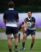 16 October 2019; Herschel Jantjies during South Africa squad training at Fuchu Asahi Football Park in Tokyo, Japan. Photo by Ramsey Cardy/Sportsfile