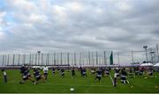 16 October 2019; Players stretch during South Africa squad training at Fuchu Asahi Football Park in Tokyo, Japan. Photo by Ramsey Cardy/Sportsfile