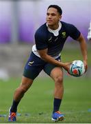 16 October 2019; Herschel Jantjies during South Africa squad training at Fuchu Asahi Football Park in Tokyo, Japan. Photo by Ramsey Cardy/Sportsfile