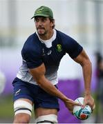 16 October 2019; Eben Etzebeth during South Africa squad training at Fuchu Asahi Football Park in Tokyo, Japan. Photo by Ramsey Cardy/Sportsfile