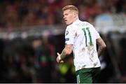 15 October 2019; James McClean of Republic of Ireland during the UEFA EURO2020 Qualifier match between Switzerland and Republic of Ireland at Stade de Genève in Geneva, Switzerland. Photo by Stephen McCarthy/Sportsfile