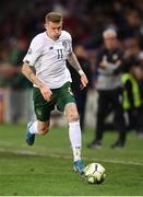 15 October 2019; James McClean of Republic of Ireland during the UEFA EURO2020 Qualifier match between Switzerland and Republic of Ireland at Stade de Genève in Geneva, Switzerland. Photo by Stephen McCarthy/Sportsfile