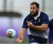 16 October 2019; Thomas du Toit during South Africa squad training at Fuchu Asahi Football Park in Tokyo, Japan. Photo by Ramsey Cardy/Sportsfile