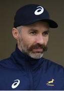 16 October 2019; Head of Athletic Performance Aled Walters during South Africa squad training at Fuchu Asahi Football Park in Tokyo, Japan. Photo by Ramsey Cardy/Sportsfile