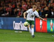 15 October 2019; James McClean of Republic of Ireland during the UEFA EURO2020 Qualifier match between Switzerland and Republic of Ireland at Stade de Genève in Geneva, Switzerland. Photo by Seb Daly/Sportsfile