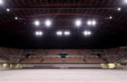 16 October 2019; The Ariake Gymnastics Centre, Tokyo 2020 Summer Olympic Games venue for gymnastics, during the Tokyo 2nd World Press Briefing venue tour ahead of the 2020 Tokyo Summer Olympic Games. The Tokyo 2020 Games of the XXXII Olympiad take place from Friday 24th July to Sunday 9th August 2020 in Tokyo, Japan, the second Summer Olympics Games to be held in Tokyo, the first being 1964. Photo by Brendan Moran/Sportsfile