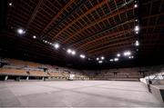 16 October 2019; The Ariake Gymnastics Centre, Tokyo 2020 Summer Olympic Games venue for gymnastics, during the Tokyo 2nd World Press Briefing venue tour ahead of the 2020 Tokyo Summer Olympic Games. The Tokyo 2020 Games of the XXXII Olympiad take place from Friday 24th July to Sunday 9th August 2020 in Tokyo, Japan, the second Summer Olympics Games to be held in Tokyo, the first being 1964. Photo by Brendan Moran/Sportsfile