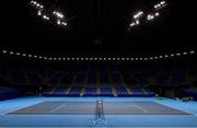 16 October 2019; Centre Court at the Ariake Tennis Park, Tokyo 2020 Summer Olympic Games venue for tennis, during the Tokyo 2nd World Press Briefing venue tour ahead of the 2020 Tokyo Summer Olympic Games. The Tokyo 2020 Games of the XXXII Olympiad take place from Friday 24th July to Sunday 9th August 2020 in Tokyo, Japan, the second Summer Olympics Games to be held in Tokyo, the first being 1964. Photo by Brendan Moran/Sportsfile