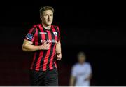 11 October 2019; Paul O'Conor of Longford Town during the SSE Airtricity League First Division Promotion / Relegation Play-Off Series Second Leg match between Longford Town and Cabinteely at City Calling Stadium in Longford.     Photo by Piaras Ó Mídheach/Sportsfile