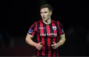 11 October 2019; Paul O'Conor of Longford Town during the SSE Airtricity League First Division Promotion / Relegation Play-Off Series Second Leg match between Longford Town and Cabinteely at City Calling Stadium in Longford.     Photo by Piaras Ó Mídheach/Sportsfile