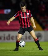 11 October 2019; Michael McDonnell of Longford Town during the SSE Airtricity League First Division Promotion / Relegation Play-Off Series Second Leg match between Longford Town and Cabinteely at City Calling Stadium in Longford.     Photo by Piaras Ó Mídheach/Sportsfile