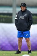 17 October 2019; Head coach Steve Hansen during a New Zealand All Blacks squad training session at Tatsuminomori Seaside Park in Tokyo, Japan. Photo by Brendan Moran/Sportsfile