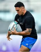 17 October 2019; Codie Taylor during a New Zealand All Blacks squad training session at Tatsuminomori Seaside Park in Tokyo, Japan. Photo by Brendan Moran/Sportsfile