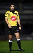 11 October 2019; Referee Ben Whitehouse during the Guinness PRO14 Round 3 match between Leinster and Edinburgh at the RDS Arena in Dublin. Photo by Harry Murphy/Sportsfile