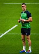 18 October 2019; Jonathan Sexton during the Ireland rugby squad captain's run at the Tokyo Stadium in Chofu, Japan. Photo by Ramsey Cardy/Sportsfile