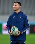 18 October 2019; Willie Le Roux during the South Africa rugby squad captain's run at the Tokyo Stadium in Chofu, Japan. Photo by Brendan Moran/Sportsfile