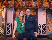 18 October 2019; Ireland Rugby supporters Amy McDermott and Anthony Gaskin in Tokyo ahead of their side's 2019 Rugby World Cup Quarter-Final match against New Zealand. Photo by Ramsey Cardy/Sportsfile