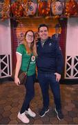 18 October 2019; Ireland Rugby supporters Amy McDermott and Anthony Gaskin in Tokyo ahead of their side's 2019 Rugby World Cup Quarter-Final match against New Zealand. Photo by Ramsey Cardy/Sportsfile